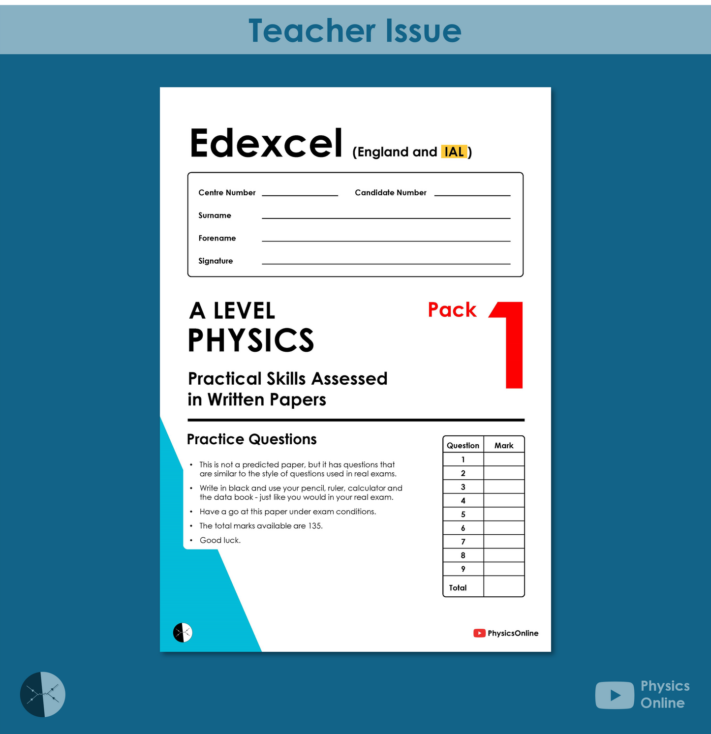Edexcel A Level Practical Skills - Multipack (for Teachers)