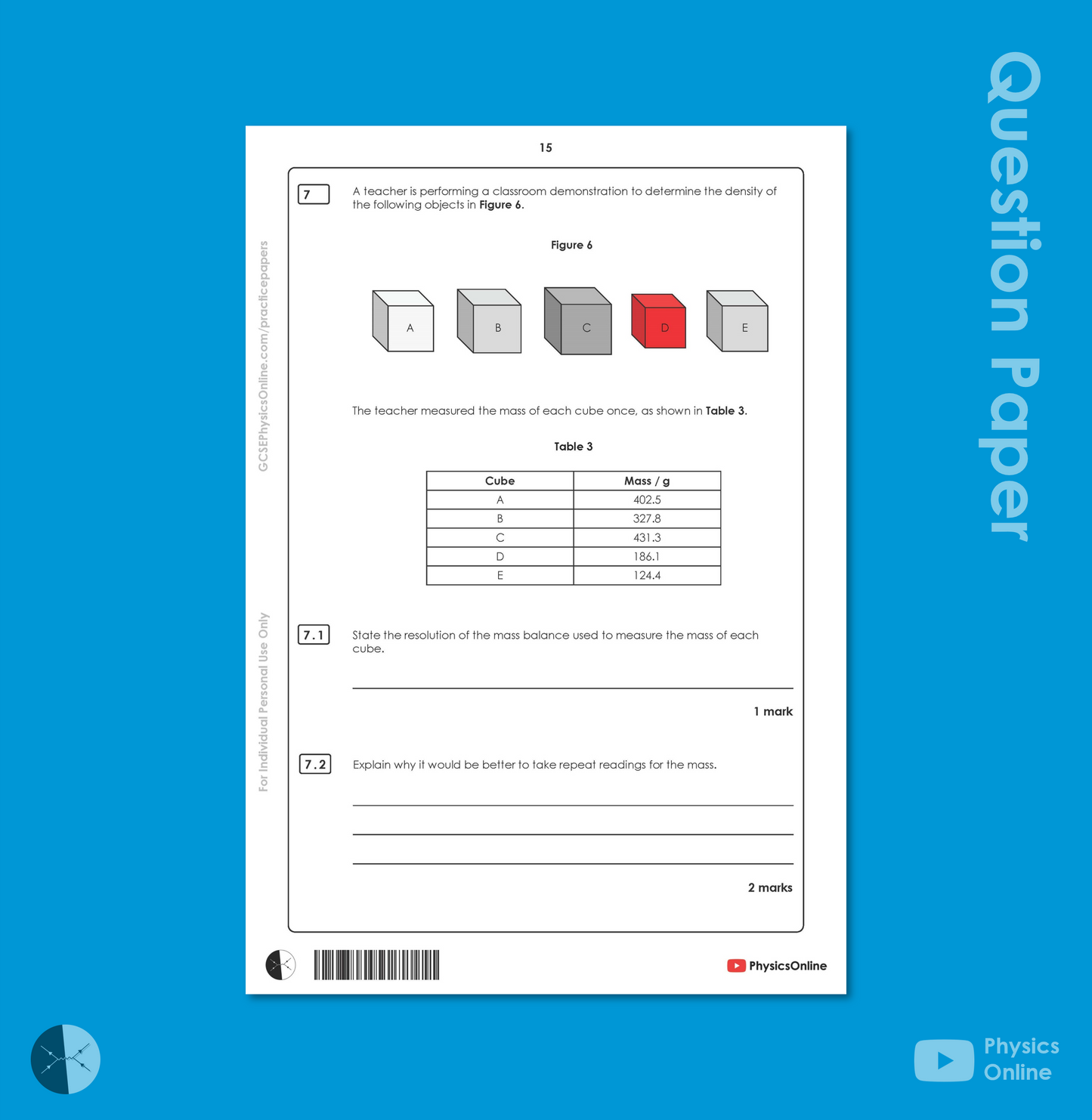 AQA GCSE Paper 1 - Alpha (for Individuals)