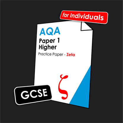 AQA GCSE Paper 1 - Zeta (for Individuals)