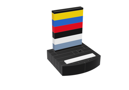 Physics Online Teacher Desk Minifigure + Base