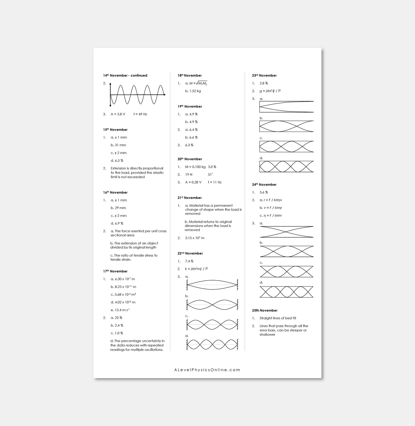 Daily Workout Book 2 - A Level Digital Download (for Individuals)