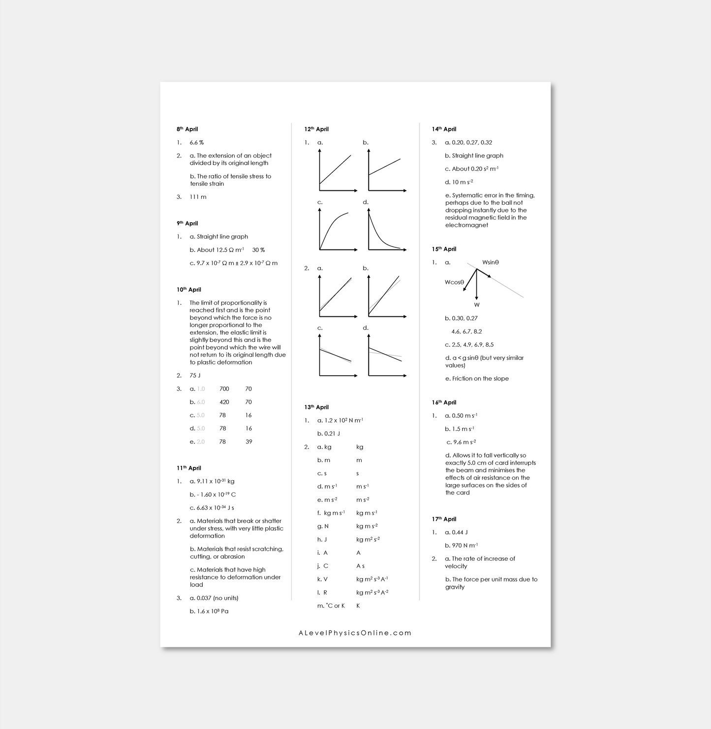 Daily Workout Book 3 - A Level Digital Download (for Individuals)