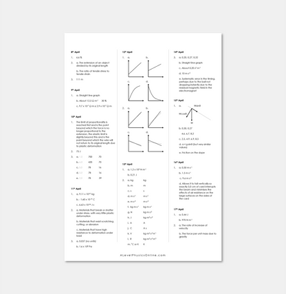 Daily Workout Book 3 - A Level Digital Download (for Individuals)