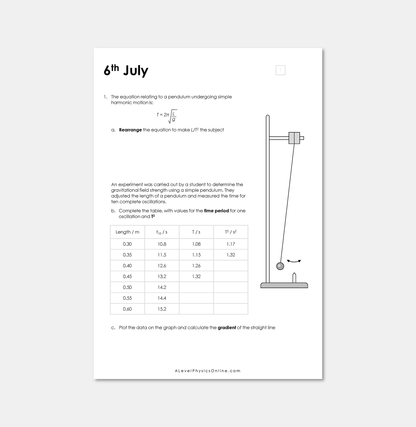 Daily Workout Book 4 - A Level Digital Download (for Individuals)