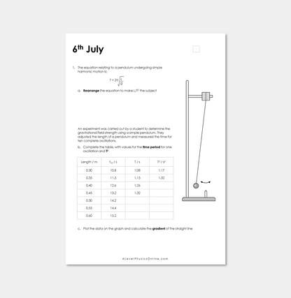 Daily Workout Book 4 - A Level Digital Download (for Individuals)