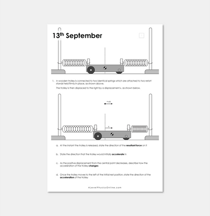 Daily Workout Book 4 - A Level Digital Download (for Individuals)