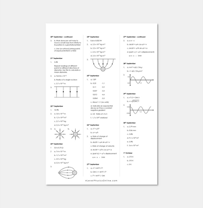 Daily Workout Book 4 - A Level Digital Download (for Individuals)
