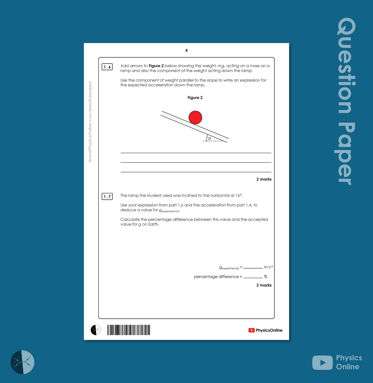 AQA Practice Paper | 3A - Gamma | Teacher Issue | A Level Physics