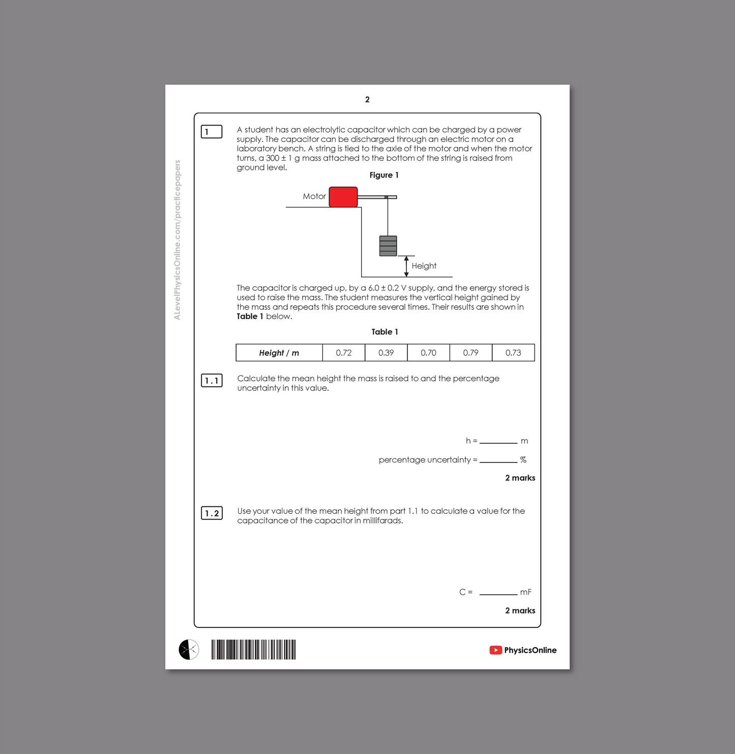 AQA A Level Paper 3A - Beta (for Teachers)