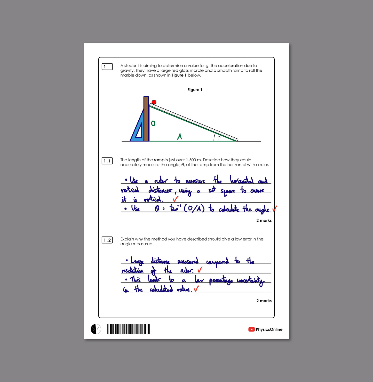 AQA A Level Paper 3A - Gamma (for Teachers)