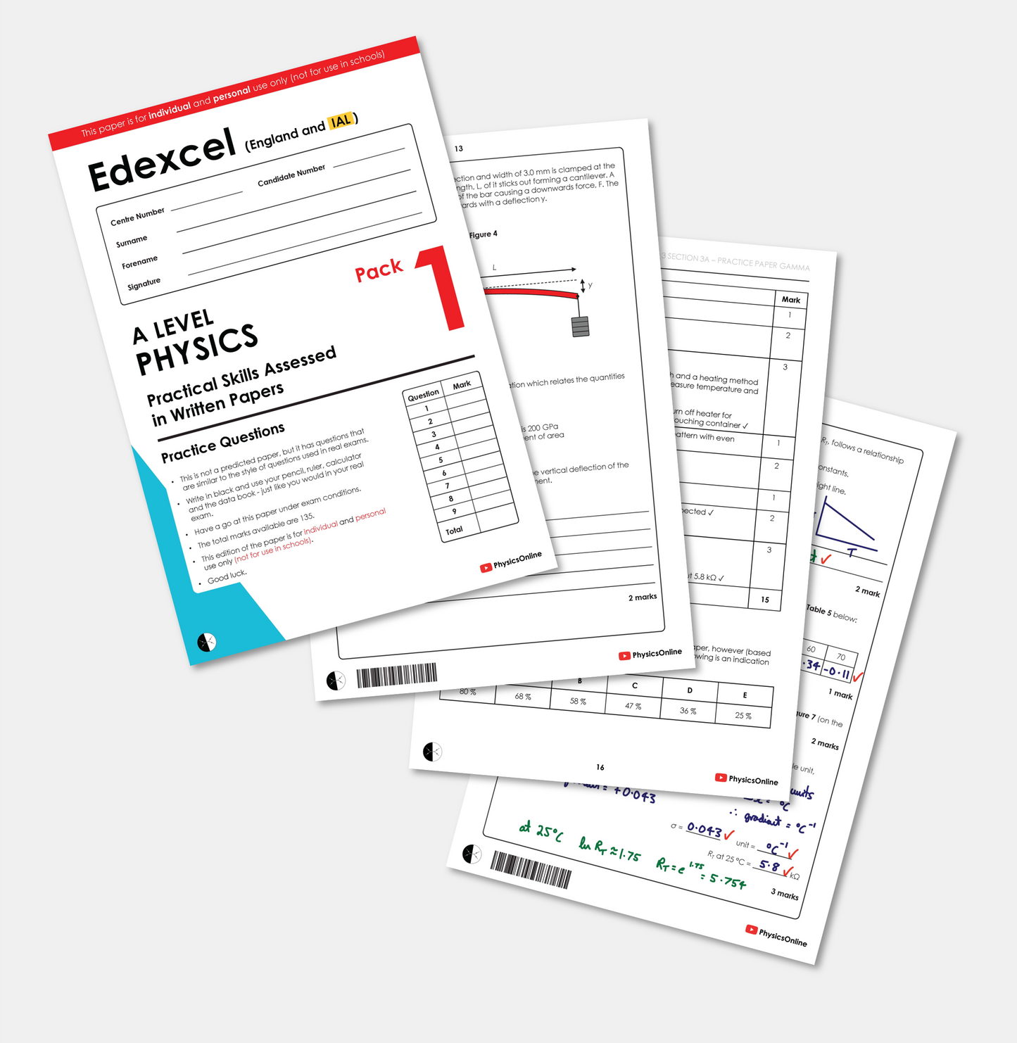 Edexcel A Level Practical Skills - Multipack (for Individuals)