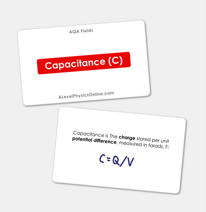 AQA A Level Flashcards - The Entire Physics Course (for Individuals)