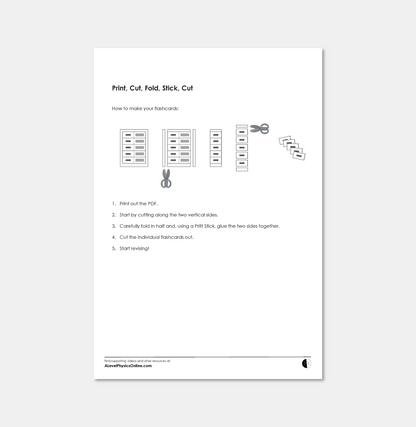 AQA A Level Flashcards - Particles