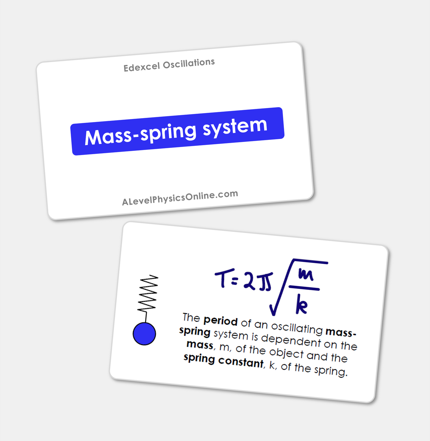 Edexcel A Level Flashcards - The Entire Physics Course (for Individuals)