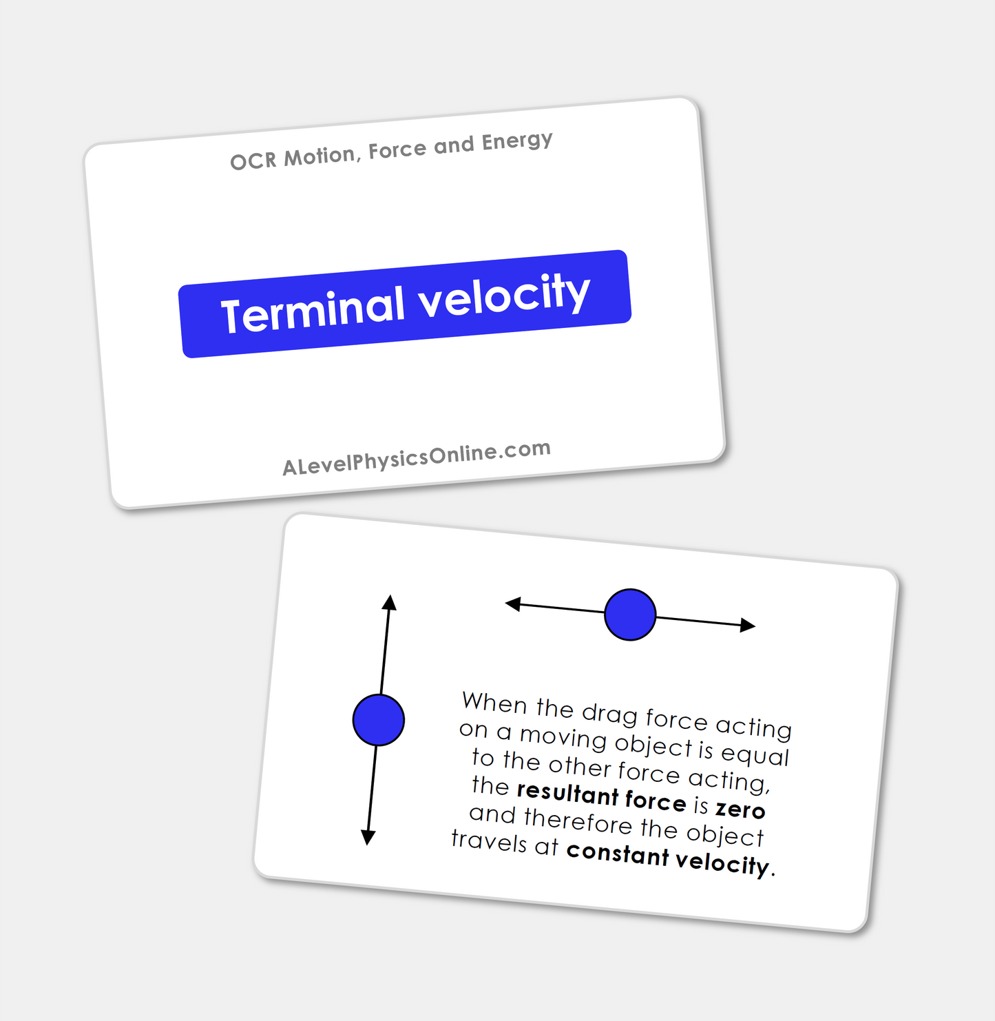 OCR A Level Flashcards - The Entire Physics Course (for Individuals)