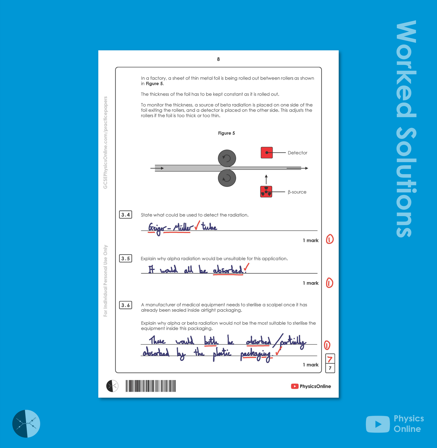 AQA Practice Paper | Paper 1 - Gamma | Individual Issue | GCSE Physics