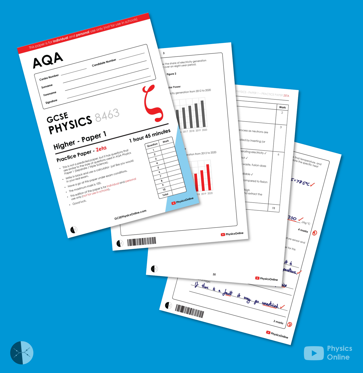 AQA Practice Paper | Paper 1 - Zeta | Individual Issue | GCSE Physics