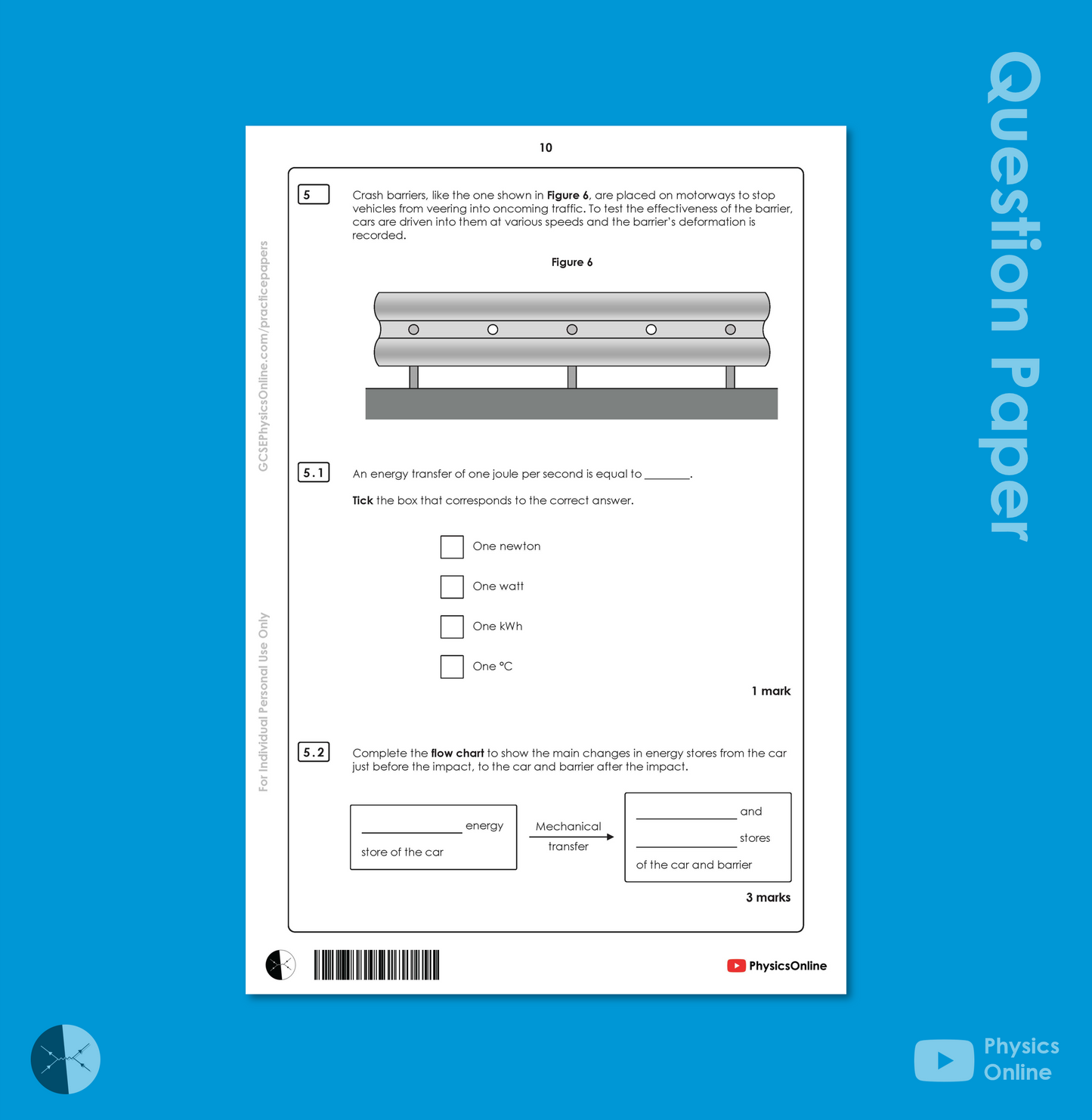 AQA Practice Paper | Paper 1 - Zeta | Individual Issue | GCSE Physics