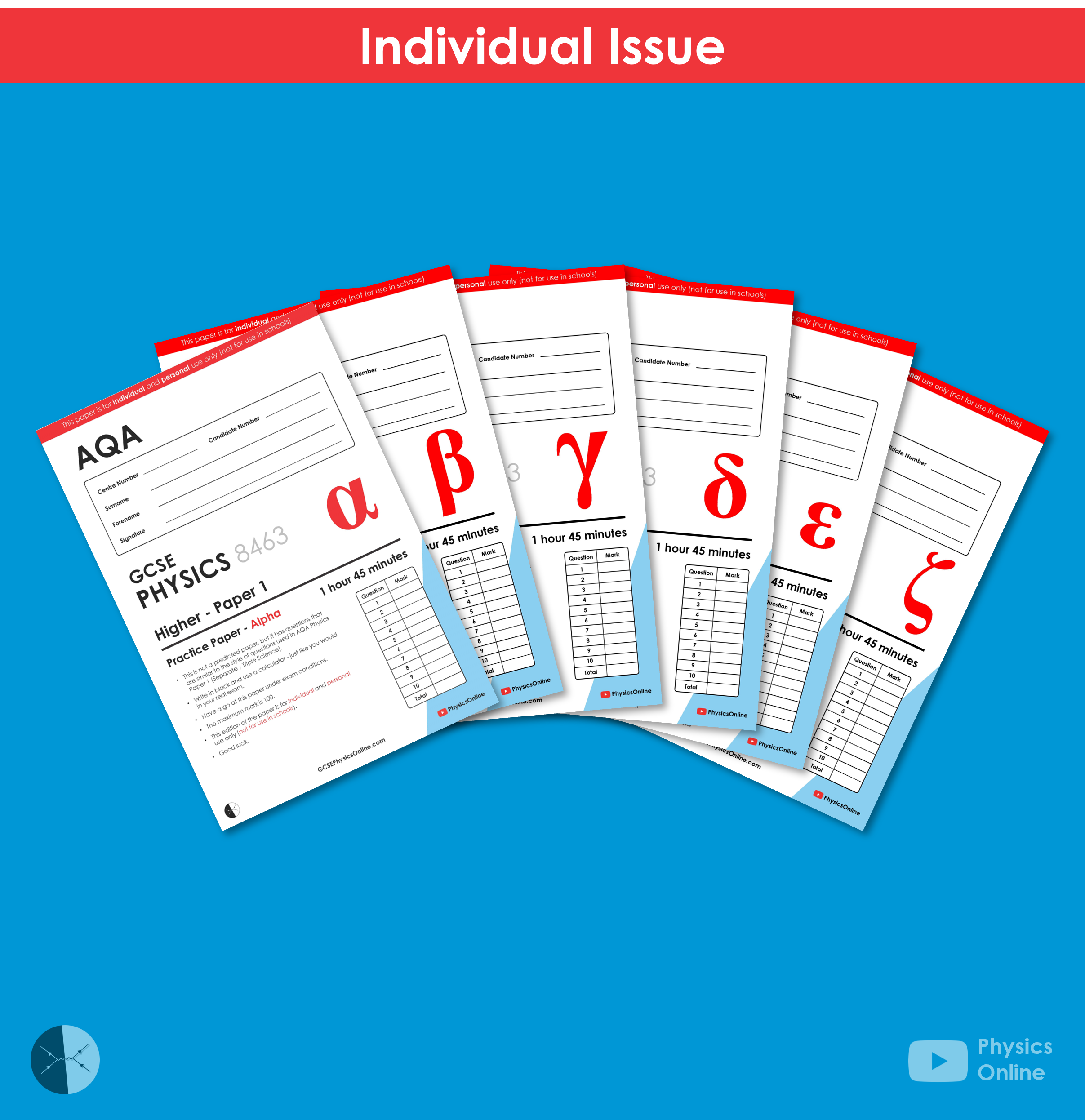 GCSE Practice Papers (for Individuals) – Physics Online
