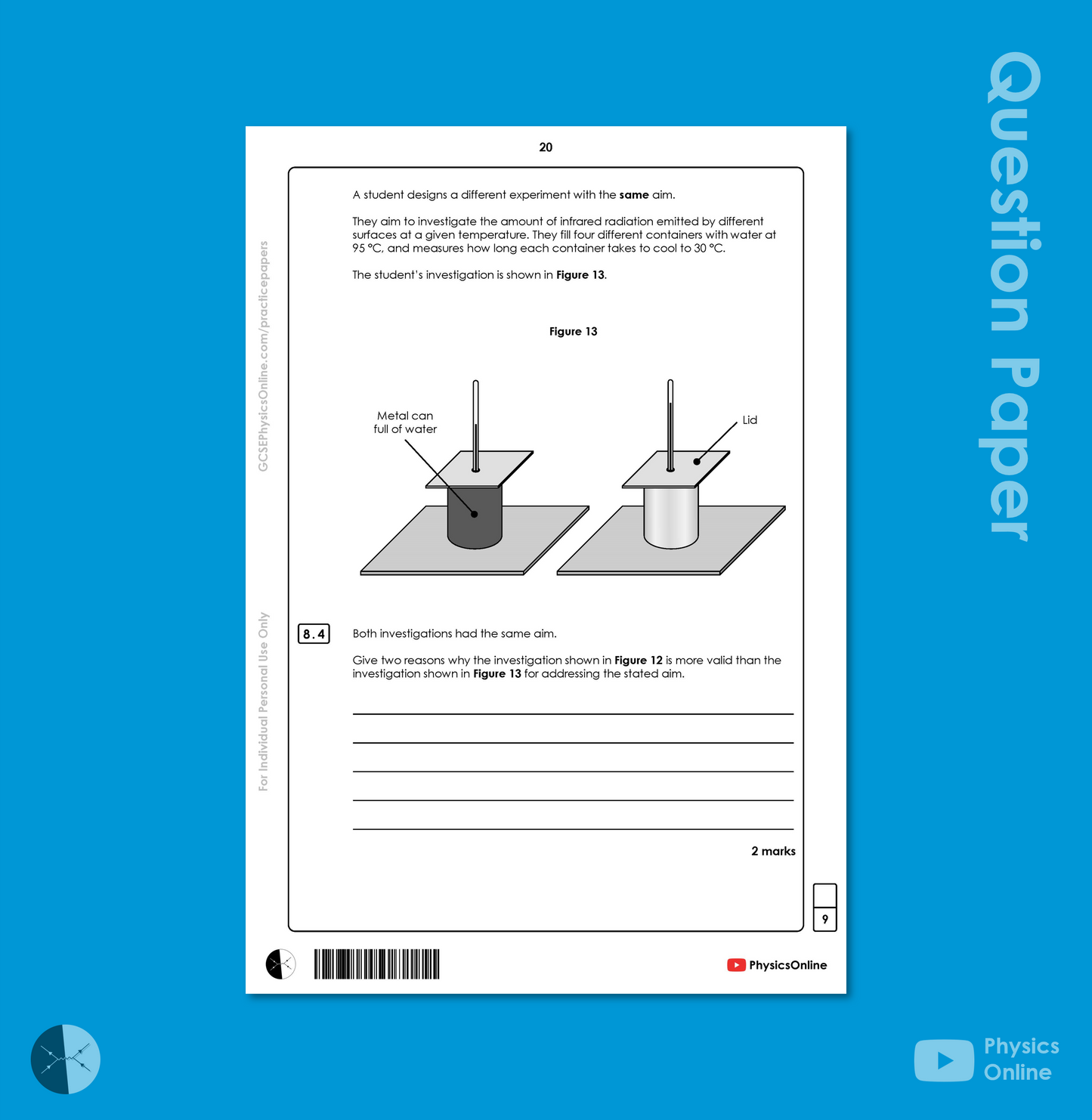 AQA Practice Paper | Paper 2 - Zeta | Teacher Issue | GCSE Physics