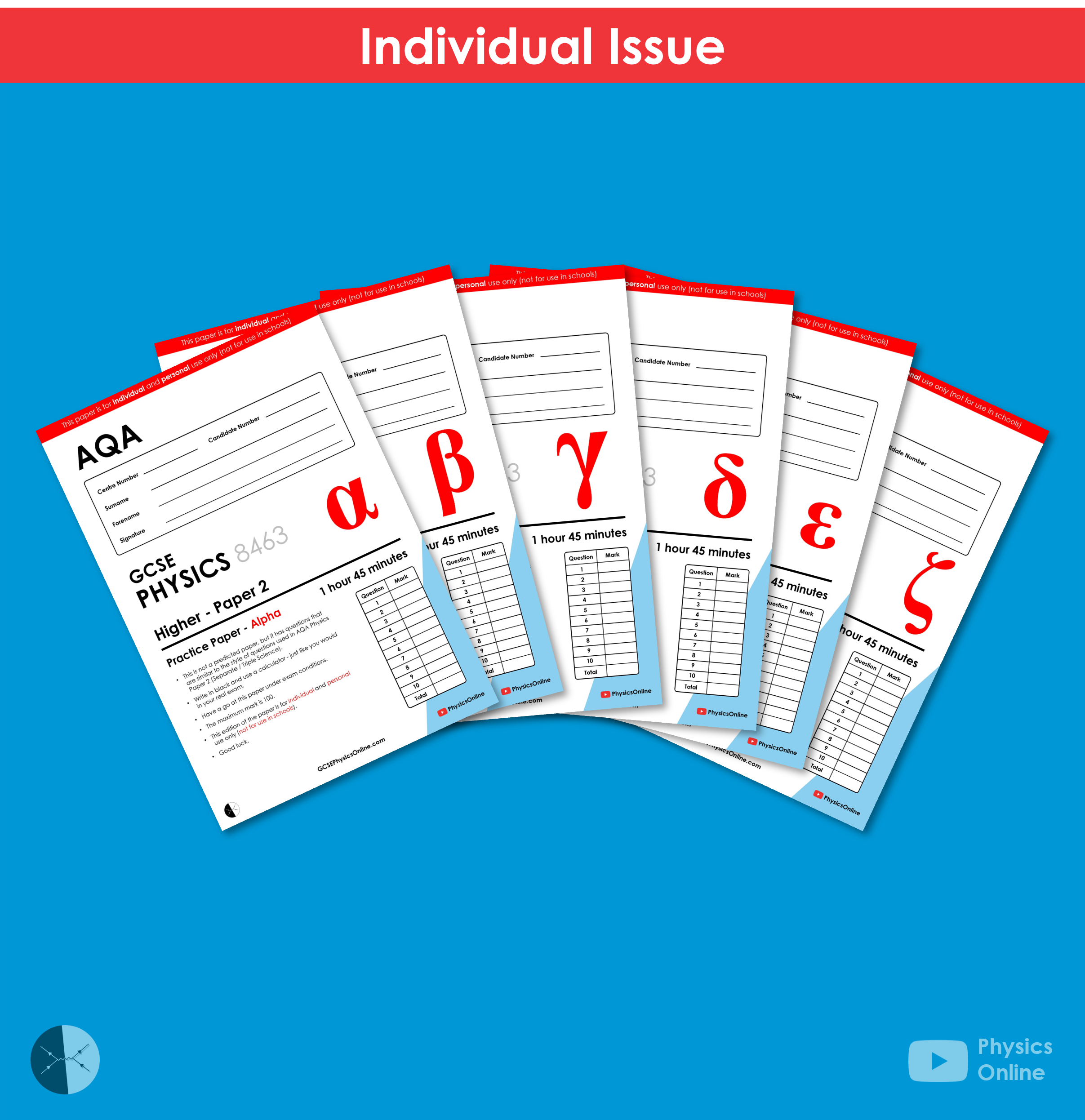 GCSE Practice Papers for Individuals Physics Online Gcse practice papers for individuals physics online
