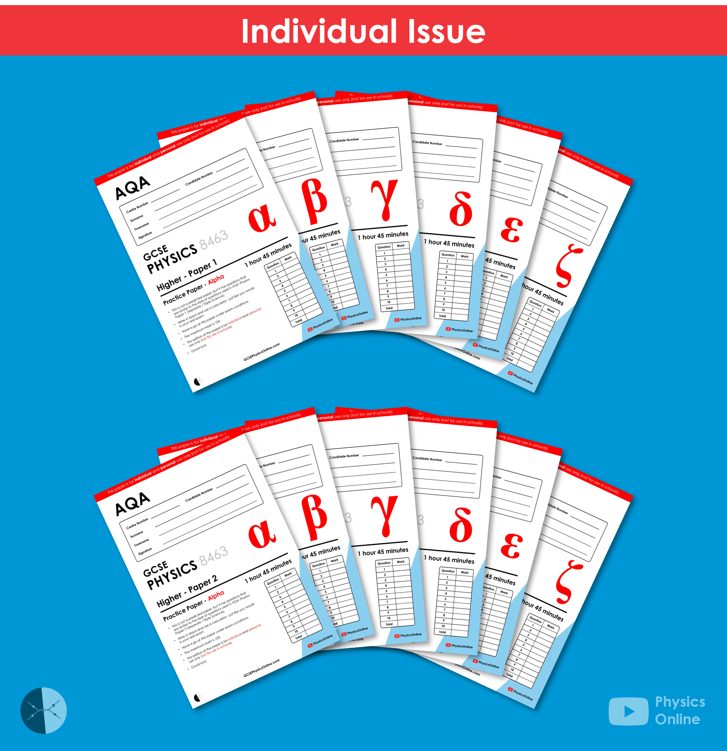GCSE Practice Papers for Individuals Physics Online Gcse practice papers for individuals physics online