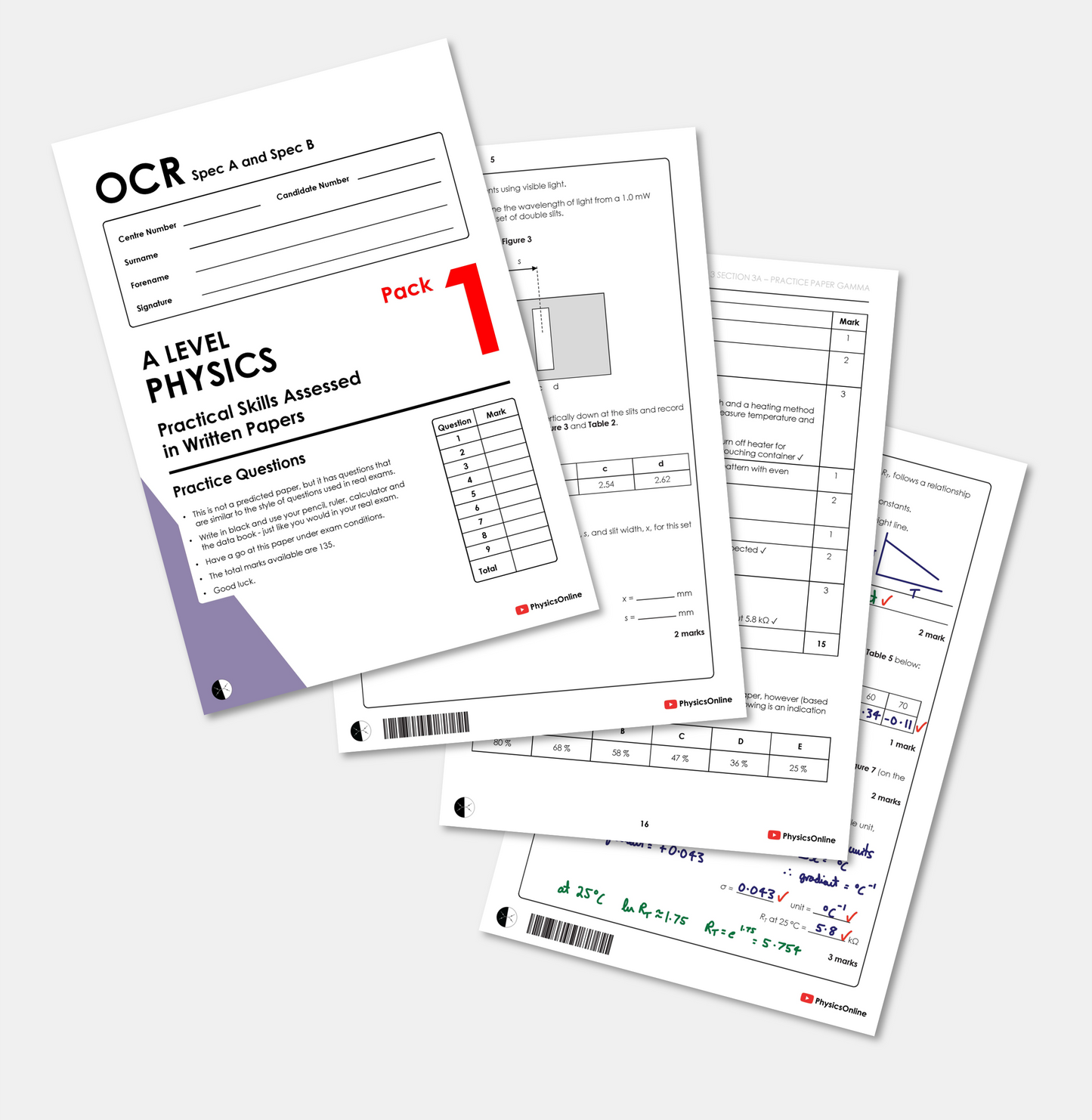 OCR A Level Practical Skills - Multipack (for Individuals)