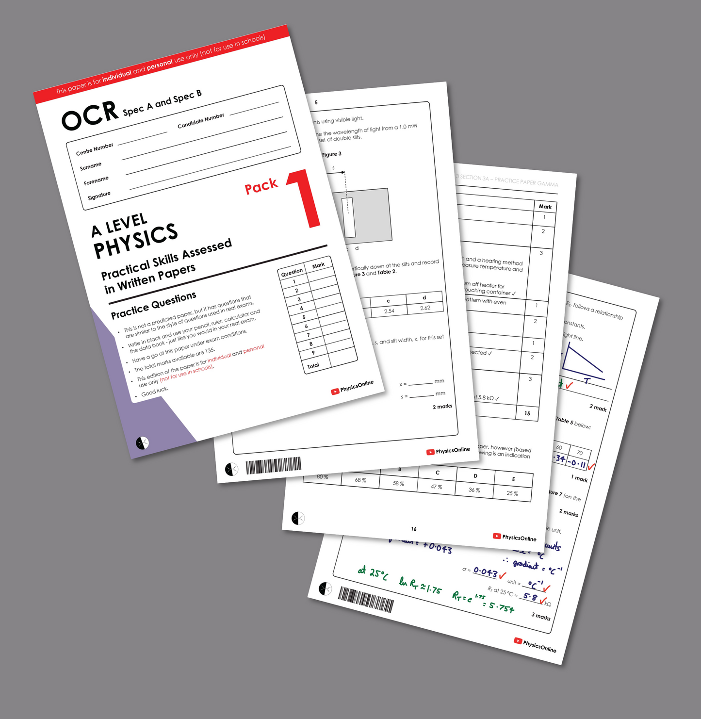 OCR A Level Practical Skills - Multipack (for Teachers)